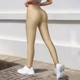thumbnail image 4 of Celsior Cellulite Leggings Fitness Sport Pants Workout Yoga Pants No Curling Lift Pants Pants for Workout Running Athletic 3D Anti Cellulite Leggings for Women Anti Cellulite Leggings Khaki L, 4 of 7