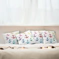 thumbnail image 7 of Ambesonne Anchor Throw Pillow Cover 4 Pack, Colorful Marine, 18", Multicolor, 7 of 7