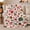 Bells And Canes, variant on decorative motif Cane Peppermint Christmas Living Room Festive, Festive Holiday Scene, Warm Flannel Blanket for Living Room and Reading Nook, Art Lovers Christmas Gift, Festive Home Decor