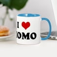 thumbnail image 4 of CafePress - I Love MOMO Mug - 11 oz Ceramic Mug - Novelty Coffee Tea Cup, 4 of 6