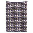 thumbnail image 3 of Ambesonne Ghost Tablecloth Rectangular Table Cover, Spooky and Funny Dots, 60"x84", Multicolor, 3 of 4