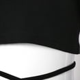 thumbnail image 6 of ranrann Kids Girls Short Sleeves Mock Neck Crop Top Athletic T-Shirts Hip Hop Jazz Dance Belly Shirt Black 170, 6 of 7