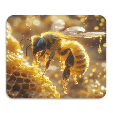

ALAZA Dish Drying Mat for Kitchen Bees Honey Counter Absorbent Draining Pad 15.7 x11.8