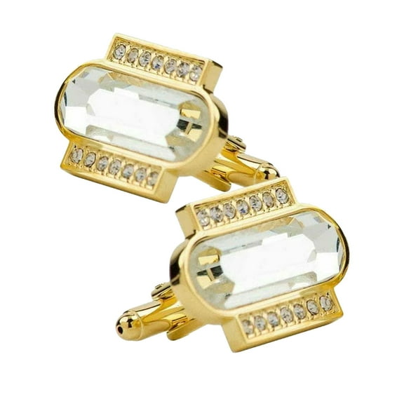VITTORIO VICO Gold & Silver Colorful Capsule Cufflinks (17xx Series) by Classy Cufflinks