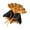 Yellow, variant on Dog Cat Halloween Costume,Vampire Cape Cloak Pet Costume for Cats Dogs Halloween Costume Party Supply(17.3Inch,Purple)