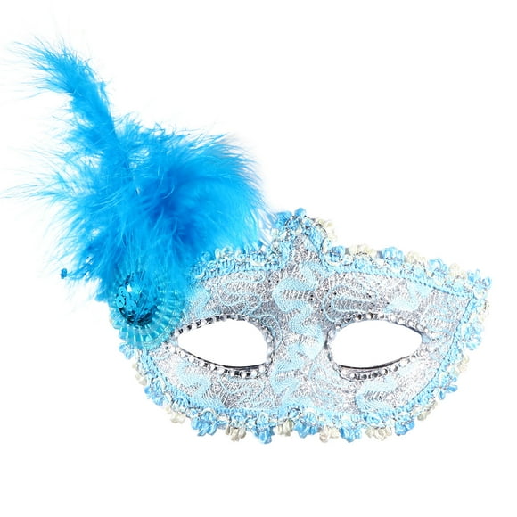 KAKOWELY Máscaras venecianas de media cara para fiesta de mascaradas, elegantes máscaras para mujeres y niñas.