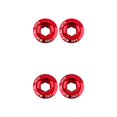 thumbnail image 1 of Greeniant 2 uds tornillo de manivela de bicicleta de montaña antioxidante Color sólido desmontable M20 piezas de perno accesorios de repuesto Rojo 2piezas, 1 of 6