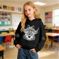 thumbnail image 6 of Tiweut Boys Girls Highland Cow Hoodies Sherpa Lined Cute Long Sleeve Pullover Western Sweatshirt Tops,Black,2-3 Y, 6 of 7