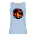 thumbnail image 4 of Taqqpue Mens Tank Tops Summer Beach Vacation Sleeveless Shirts Casual Palm Graphic Muscle Gym Workout Tank Top T-Shirt, 4 of 5