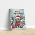 thumbnail image 3 of Merry Christmas Scottish Fold Enjoys Catmas Winter Xmas Holiday Vertical Matte Canvas Poster Cat Lover Kitten Owner Gifts Wall Art Home Decor - 02022, 3 of 5