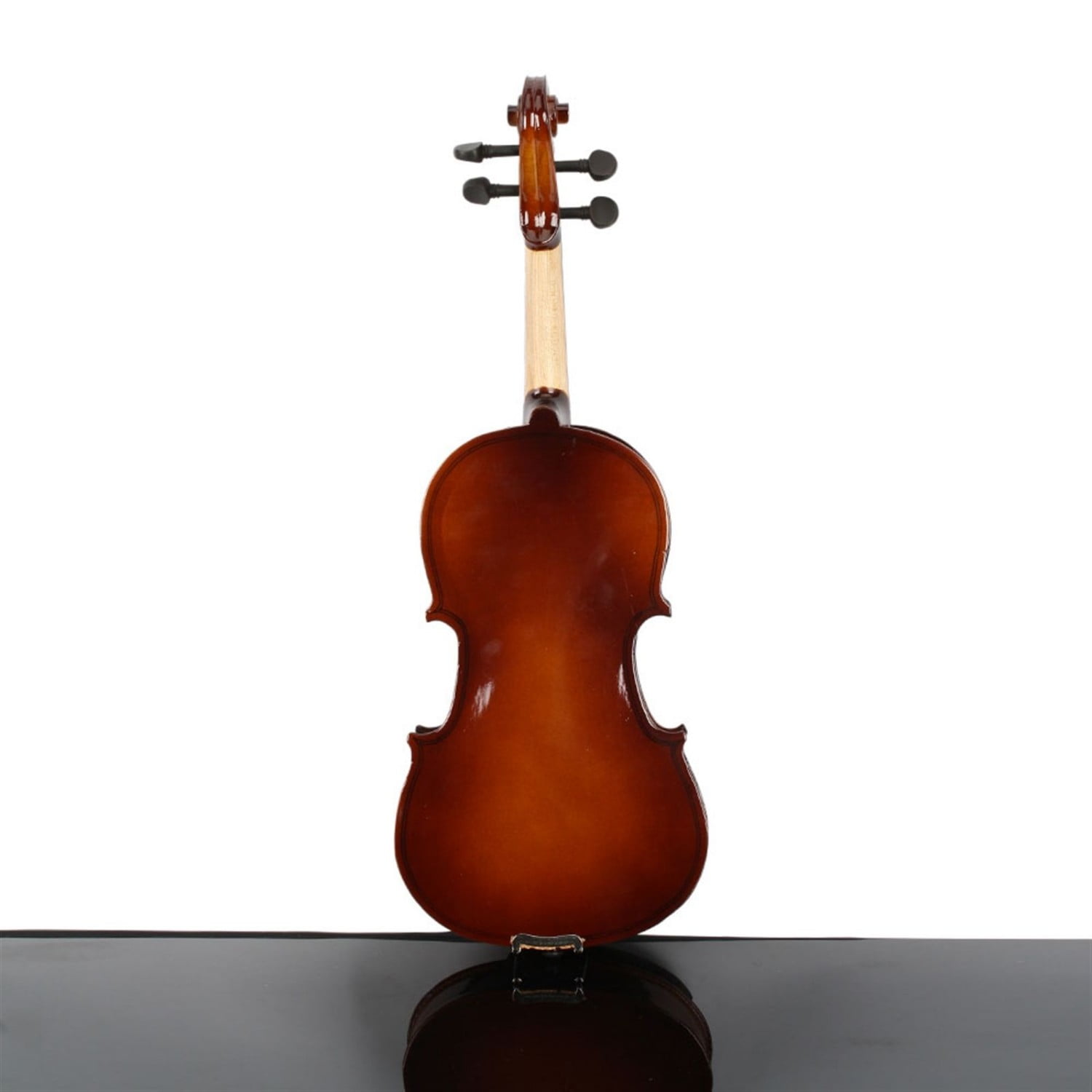 ​​1/4 Size Natural Acoustic Violin Set for Beginners Aged 6-8  Full Starter Kit with Basswood Violin  Brazilwood Bow  Hard Case & Rosin  Handcrafted Solid Wood Fiddle for Students​