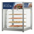 thumbnail image 2 of 24 in. Commercial Pizza Display Warmer for 18 in. Pies with 4 Rotating Racks in Stainless-Steel (KM-HPD4-18), 2 of 10