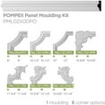thumbnail image 6 of 2 1/2"H x 3/4"P x 94 1/2"L Pompeii Panel Moulding, 6 of 10