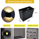 thumbnail image 3 of Lampara de Pared Led 6w Impermeable Lab.G Negro, 3 of 4
