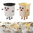 thumbnail image 3 of T-HOTLYST Trash Can DIYs Kitchen Compost Bin Funny Big Eye Trash Bin Garbage Can for Office Kids Bedroom Bathroom Home Decorations, 3 of 19