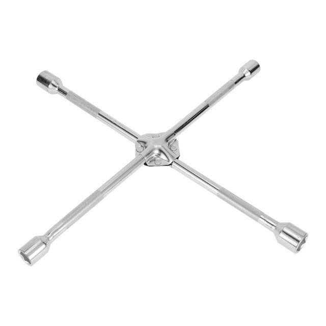Llave de vaso de tipo cruz Unique Bargains, removedor de socket para automóvil, motocicleta, dirtbike, acero de cromo vanadio 500x505mm 1 pieza, socket hexagonal 17mm 19mm 21mm 23mm