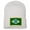 White, variant on Top Headwear Brazil Beanie - Men's Womens Long Winter Cuff Beanie Cap, White