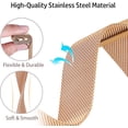 thumbnail image 3 of 2 Packs Soft Metal Milanese Samsung Watch 4/5 Band, Mesh Loop 20mm Super Breathable & Comfortable band, Compatible with Samsung Galaxy Watch 5/Watch 5 Pro/Galaxy Watch 4/Active 2/ Watch 3 41mm, 3 of 12
