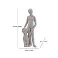 thumbnail image 3 of Cheapark 96、Animal Resin Statue Human and Dog Tabletop Sculpture Art Craft for Office Living Room Rustic Home Ornament Display, 3 of 7