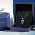 thumbnail image 6 of Gem Stone King 2.80 Ct Oval London Blue Topaz 925 Sterling Silver Pendant With Chain, 6 of 6