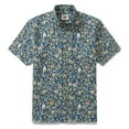 thumbnail image 5 of YIUME Men's Hawaiian Shirt Birds and Pomegranates Print Cotton Button-down Short Sleeve Aloha Shirt, 5 of 7