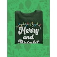 thumbnail image 3 of Merry And Bright Lights Sweatshirt Women -Smartprints Designs, Female x-Large, 3 of 4