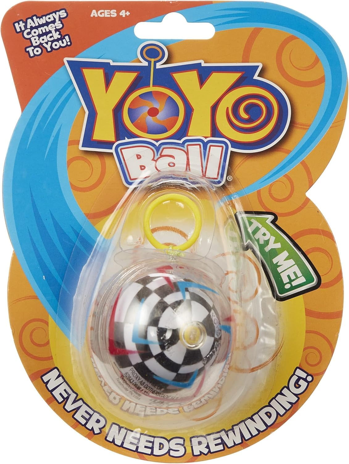 Big Time Toys Yoyo Ball Automatic Return Yoyo, Assorted Colors and Patterns, Never Needs rewinding, New Twist on Old Fun, Enhances Motor Skills and Big Time Toys Yoyo Ball Automatic Return Yoyo, Assorted Colors and Patterns, Never Needs rewinding, New Twist on Old Fun, Enhances Motor Skills and