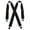 Black, variant on Size one size Men's Elastic Clip-End 2 Inch Work Suspenders