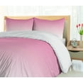 thumbnail image 5 of Ambesonne Ombre Duvet Cover Set, Dreamy Digital Print, Queen, Pale Pink, 5 of 6