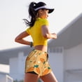 thumbnail image 7 of KLL Love Carrot Pattern Shorts Women,Athletic Shorts High Waisted Running Shorts Pocket Sporty Short Gym Elastic Workout Shorts-X-Large, 7 of 7