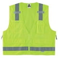 thumbnail image 2 of Ergodyne GloWearÂ® 8250Z Type R Class 2 Surveyors Vest, Lime, 2XL/3XL, 2 of 4