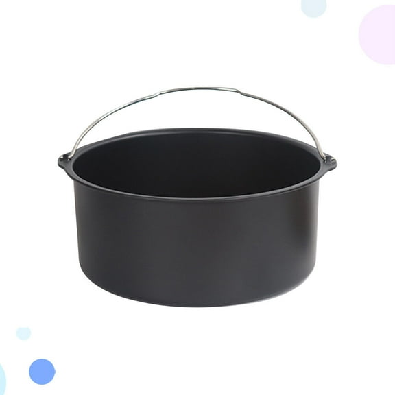 NICEXMAS 1Set Compact Frying Pot With Basket for Small Kitchen Appliances