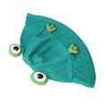 thumbnail image 3 of Sombrero de cubo de algodón unisex de moda protección UV ala ancha forma animal ajustable verano playa sombrero verde, 3 of 14