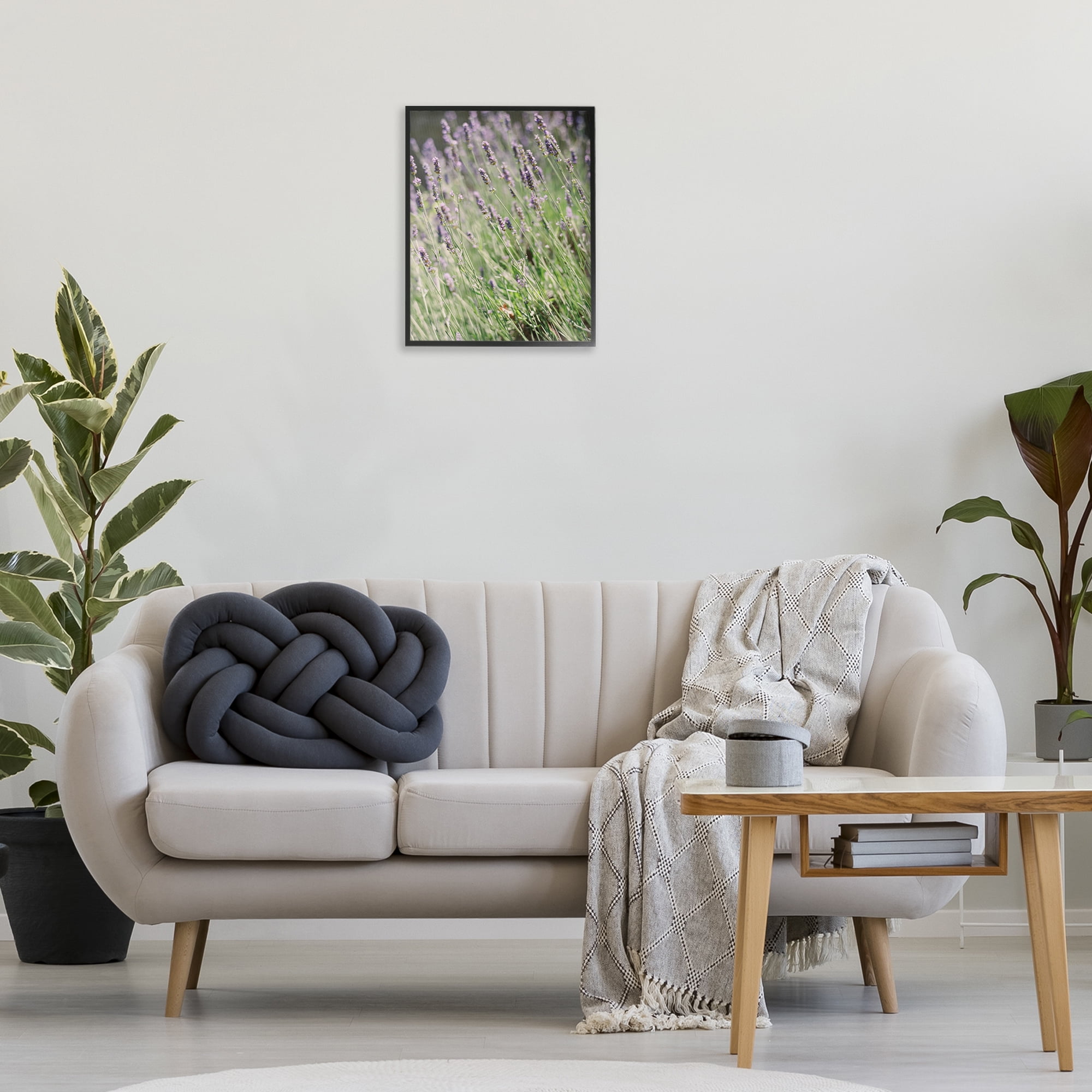 Stupell Industries Country Lilac Garden Botanical & Floral Photography Black Framed Art Print Wall Art, 16 x 20