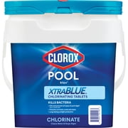 Clorox Pool&Spa XtraBlue 3 Chlorinating Tablets for Swimming Pools, 25lb