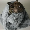 thumbnail image 3 of Large Soft Pet Dog Cat Blanket Cosy Warm Puppy Fluffy Sleeping Bed Mat, 3 of 4