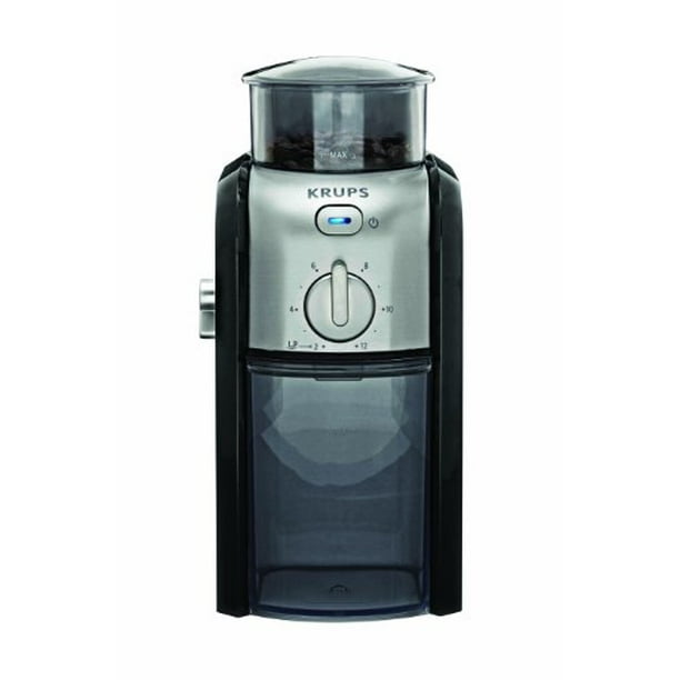 KRUPS GVX212 Coffee Grinder with Grind Size and Cup Selection and