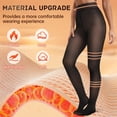 thumbnail image 4 of Pantimedias térmicas con forro polar HONGTEYA, negras, talla M, 4 of 6