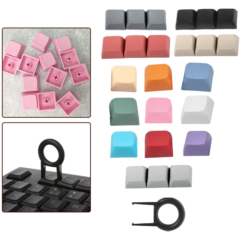NovaSpark 20Pcs Profile Pbt Keycaps Mechanical Keyboard Mixded Color Blank Keycaps Custom Gamer Mx Switch No Engraved Key Cap