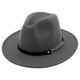 thumbnail image 1 of Jumpingount Amplia aplicación Sombreros Trilby Última colección de accesorios Sombrero de fieltro Trilby vintage Gorra de fieltro Sombreros gris, 1 of 6
