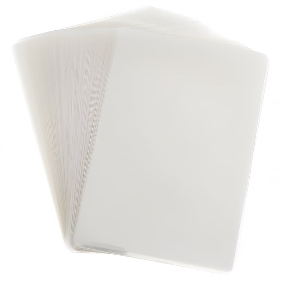 CCOCC 100 Sheets of Laminating Film Clear Laminating Sheets Thermal Laminating Paper Sheets Laminating Pouches