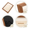 thumbnail image 5 of GARVALON Medal Frame For Desktop Wood Medal Display Case Multi 1Set, 5 of 5