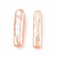 thumbnail image 2 of Natural Baroque Keshi Pearl Beads Freshwater Pearl Beads No Hole Rectangle Bisque 23~24x5~7x3.5~5mm, 2 of 3