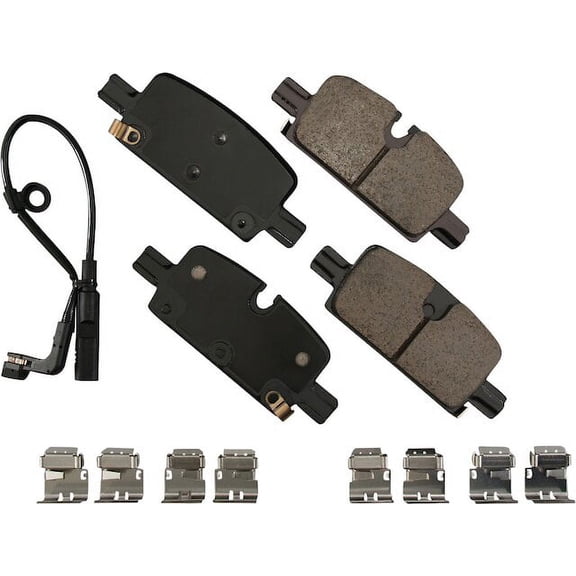 Rear Brake Pad Set - Compatible with 2019 - 2022 GMC Sierra 1500 2020 2021