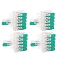 thumbnail image 1 of Conector de empalme de cableado rápido, 450v 41a 1 en 5 out retardante de la llama del conector de alambre eléctrico para 10-20 AWG, 1 of 7