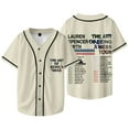 thumbnail image 2 of Lauren Spencer Smith The Art Of Being A Mess Tour Baseball Jacket V-neck Short Sleeve T-Shirts, 2 of 6