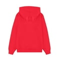 thumbnail image 4 of Fmbrln Girls Boys Cute Hoodies Long Sleeve Solid Color Hooded Sweatshirts Loose Comfy Lightweight Pullover Tops with Pockets Fall Fashion Clothes for Kids 2-14Y, 4 of 5