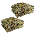 thumbnail image 3 of Blazing Needles 19-inch U-Shaped Patterned Polyester Dining Chair Cushions (Set of 4), 3 of 3