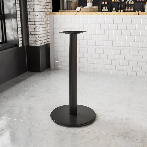 BizChair 24'' Round Restaurant Table Base with 4'' Dia. Bar Height Column