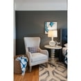 thumbnail image 2 of Elle Decor Mid-Century Modern Wingback Chair in Two-Toned Beige, 2 of 8